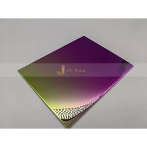 EX041 PVD Colored <b>Mirror</b> Finish Stainless Steel <b>Sheet</b> 304 430 316L Plate Decorative Color Coating for Interior Design - Product Image 1