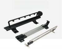 Organisateur de vêtements télescopique en gros pour placard, avec barre transversale et porte-pantalon coulissant pour l'organisation de la garde-robe