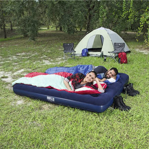 Colchón Inflable Clásico Extra Grande, Tipo Flocado, Tamaño King, para Camping y Turismo, Delgado, Plegable, Autoinflable - Product Image 6