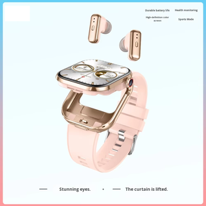 Montre connectée populaire avec appels Bluetooth et écouteurs intra-auriculaires TWS 2-en-1 pour le sport et le contrôle de la musique - Product Image 2