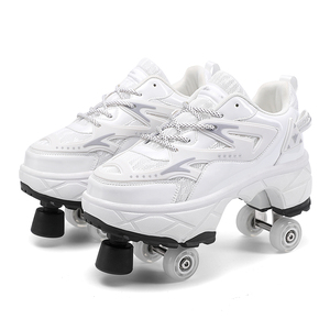 <span class=keywords><strong>Scarpe</strong></span> <span class=keywords><strong>con</strong></span> rotelle per bambini, sneakers <span class=keywords><strong>con</strong></span> ruote trasformabili in <span class=keywords><strong>pattini</strong></span>, regalo di Natale e compleanno per bambini - Product Image 5