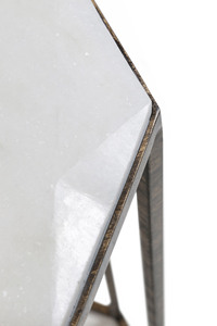 Modern <b>Round</b> <b>Dining</b> Coffee <b>Table</b> Toughened Glass Top with Black Coated Metal Frame for Home Use Wood Material - Product Image 6