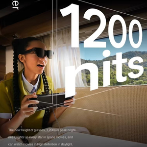 Rayneo Air 3s Pro <strong>AR</strong> Glasses Touch Control Type-C Charging 1200nits HD 135" Screen 3840Hz PWM Navigation <strong>Speaker</strong> for - Product Image 5