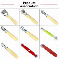 Outil de réparation de pneus de voiture fourni directement par le fabricant, avec roulement à billes de 12 mm, 6 mm, 3 mm, manche en bois, aiguille et rouleau pour la réparation des pneus