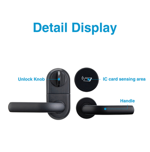 Nhà máy cung cấp chia thiết kế DIY Reader Bìa xử lý miễn phí với thẻ <span class=keywords><strong>RFID</strong></span> Key Door <span class=keywords><strong>Lock</strong></span> Khóa điện tử cho khách sạn cho cửa gỗ - Product Image 2