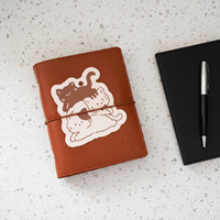Leder-Notizbuch & Reisetagebuch mit Individuellem Logo Anpassbare Farben & Größen Mini-Format Maßgeschneiderte Bindung & Druck