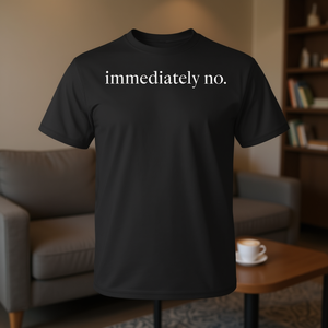 Camiseta con Frase Sarcástica Sin Humor para Adultos - Product Image 3