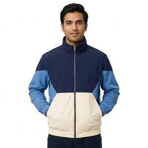 Wholesale High Quality <b>Men's</b> Windbreaker <b>Jacket</b> OEM Custom Made Waterproof Breathable Hooded Zipper Hot Selling For <b>Summer</b> - Product Image 1