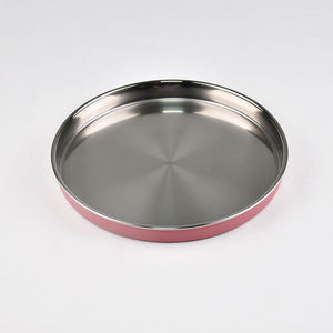 Nuevo producto de diseño moderno, vajilla para niños, plato de alimentación de cena de silicona con ventosa de acero inoxidable 304 para bebé - Product Image 3