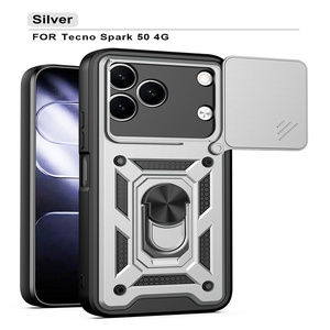 เคส Lichicase แบบหลายชั้นพร้อมขาตั้งแม่เหล็ก สำหรับ Tecno Spark 50 Pova Curve 2 - Product Image 6