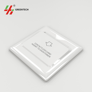<span class=keywords><strong>Greentech</strong></span> 220V AC 2 Connected Dnd Mur Smart Hotel Use Touch Switch Panel, con interruptor de tarjeta de ahorro de energía de carga de 40A - Product Image 5