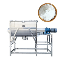 Mélangeur à ruban automatique horizontal à double hélice en acier inoxydable de 1000 L pour farine de maïs, épices et poudres