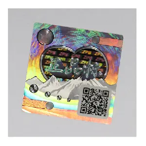 Rainbow Reflective Laser Hologram Tamper Evident Sticker Label