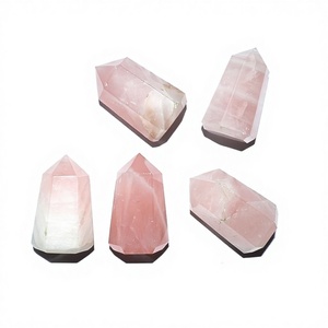 Quartz Rose Naturel Pas Cher pour la Guérison - Pierre Semi-Précieuse Artisanale Fabriquée en Inde - Product Image 1