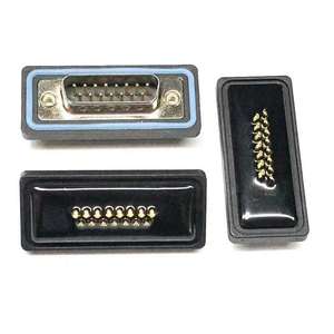 Connecteur D-SUB 15 broches mâle étanche de haute qualité, type à souder, étanchéité IP67, connecteur Db 15p - Product Image 3