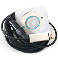 Contrôleur d'adaptateur d'interface USB vers DMX DMX512 pour gradateur de contrôleur d'éclairage de scène PC