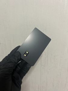 Carte NFC Tap Pay avec bande magnétique gravée en métal et fente pour puce modèle ISO Interface de communication RFID 13.56MHz - Product Image 3