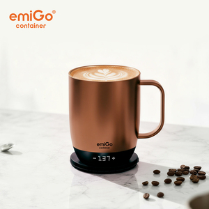 Taza de Café Inteligente con Calefacción EmiGo 355ML/12oz, Resistente al Agua IPX7, Control por Aplicación, Temperatura Constante, WarmGrip - Product Image 4