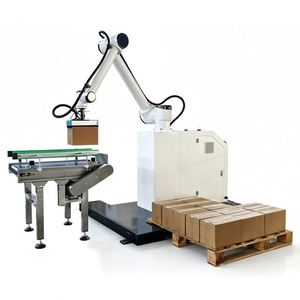 Robot Collaboratif Palettiseur pour Sacs d'Aliments de 25 kg – Système de Palettisation Robotisée Automatique et Système de Convoyage - Product Image 1