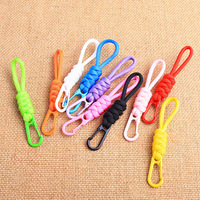 Porte-clés moderne en métal tressé, cordon tressé, mini pendentif couteau court, tirette de fermeture éclair pour sac parapluie, fabriqué en Chine, modèle ACD032