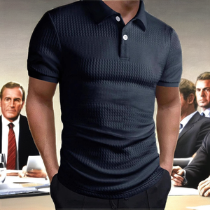 เสื้อสูทผู้ชายสไตล์อังกฤษ รุ่น Hei5303 ผ้ากำมะหยี่ ระบายอากาศได้ดี ปิดด้วยซิป ประดับด้วยลูกปัด เหมาะสำหรับธุรกิจ - Product Image 2