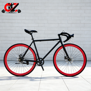 CZFIT High Quality Road Bikes, High Carbon Steel ultra Light Dual Disc Brakes, Durable and slip Resistant Inflatable/solid Tires - Product Image 3