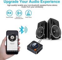 Neuer NFC Bluetooth 5.1 Empfänger Auto NFC Stereo AUX 3,5mm Klinke RCA Optischer Bluetooth Audio Wireless Adapter TV Kabelloses Auto-Kit