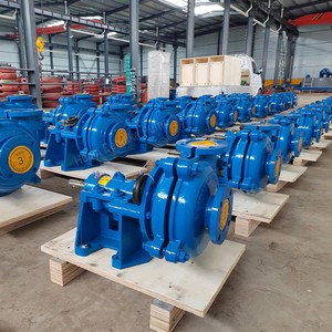 Pompa centrifuga orizzontale piccola 3/2 da 15kW in lega di cromo ad alta resistenza per lavorazione mineraria da laboratorio, resistente all'abrasione, certificata CE ISO, elettrica - Product Image 3