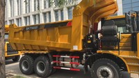 Camion benne à châssis large haute fiabilité SKT90S, châssis à faible contrainte, capacité de charge de 60 tonnes, pour l'exploitation minière
