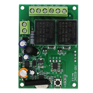 433 Mhz không dây điều khiển từ xa chuyển đổi AC 85V ~ 250V 110V 220V 2CH tiếp nhận mô-đun và <span class=keywords><strong>RF</strong></span> 433 Mhz điều khiển từ xa - Product Image 2