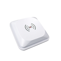 Lector RFID UHF Fijo de Doble Protocolo ISO18000-6B/6C de 902-928 MHz con Potencia Ajustable de 0-33 DBI, Distancia de Lectura de 0-10 m y Distancia de Escritura de 0-5 m