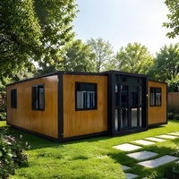 Maison préfabriquée extensible personnalisée en conteneur de 20 pieds ou 40 pieds, cuisine en acier léger, maison portable de luxe, Casas Prefabricadas