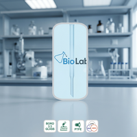 Colonnes d'absorption chromatographiques sans robinet, en verre borosilicaté, cylindre gradué 100 ml, OEM BIOLAB