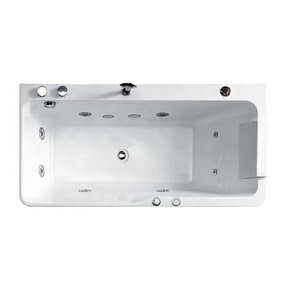 Bañera de Hidromasaje Moderna de Lujo con Jets de Masaje y Panel de Control con Luces LED, Sistema de Spa Jacuzzi para Uso en el Hogar y Hoteles - Product Image 5