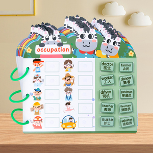 Juguete educativo de dibujos animados, libro silencioso con forma de Animal, rompecabezas magnético, juguetes de aprendizaje, carpeta de actividad de autismo, juguetes Montessori - Product Image 5