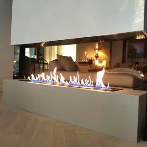 Factory Outlet Ethanol Stainless Steel Fireplace Ventless Bio Fuel Fireplace Bio Ethanol Fireplace Standing