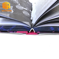 Impression de romans personnalisés à couverture rigide cousue Smith, livre illustré grand format relié avec bords pulvérisés imprimés