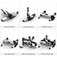 QRXQ RXT120 Guía Lineal Totalmente Cerrada con Cubierta Antipolvo, Mesa Deslizante de Aluminio de 120 mm de Ancho, Carga Máxima 110 kg, Guía Lineal CNC