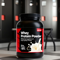 OEM personnalisable sans sucre poudre de protéines sans gluten fer potassium calcium protéine par portion pour la récupération musculaire