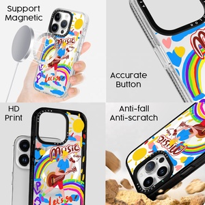 BUSTYLE 새로운 패션 소녀풍 맞춤형 OEM 무선 충전 마그네틱 폰 케이스 (18 17 Air 16 Pro Max/15 Plus/14 AFYCOLOR 호환) - Product Image 3
