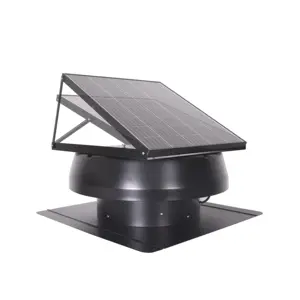 Zuverlässiger Fabrik-Dachmontage-Luftentsafter Solarpanel-Strom Dachterrassenbelüftung Gleichstromanhänger Geflügelfarm-Warenlager Fabrik