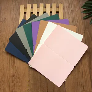 DIY空白の折りたたみ式カード手描き落書き紙カードお誕生日おめでとうグリーティングカード