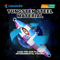 FUNADAIKO Jigman 100g 150g 200g 250g Leurre Artificiel Dur en Silicone pour Pêche en Mer, en Bateau, au Bar, pour Jigging