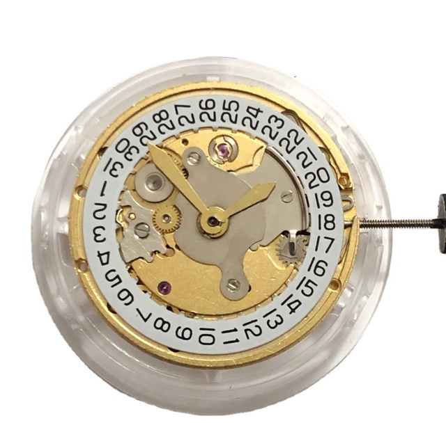 Hot Selling Shanghai 2824 Movement 21600 Frequency  Single Calendar Gold and Silver Watch Accessories Movement Parts