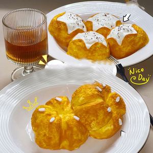 Realistic 9cm Charcoal-grilled Bread Squishy Toy Series Stress Relief Bread Gift for Kids Adults Enhances Happy Mood - Product Image 1