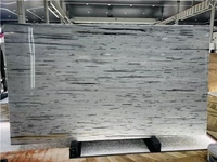 Dalles de marbre galactique blanc