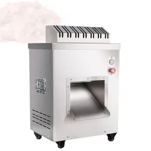 Moedor de carne elétrico totalmente automático, aço inoxidável, fatiador de carne de frango, máquina para fazer