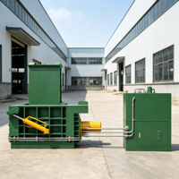 Mini-presse à balles hydraulique horizontale pour ferraille, compacteur de déchets métalliques, machine de pressage télécommandée, haute sécurité