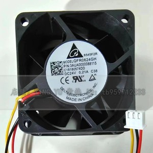 Ventilateur de refroidissement pour armoire de commande d'onduleur Delta Qfr0624gh 6025 6cm 24v 0.21a - Product Image 1
