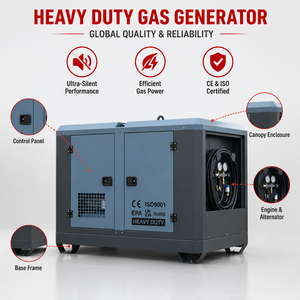 Générateur triphasé silencieux 20 kVA 30 kVA 40 kVA 50 kVA Démarrage automatique à distance pour moteur 50/60 Hz Usage commercial JW-MDG-2209 16 kW 20 kVA - Product Image 4